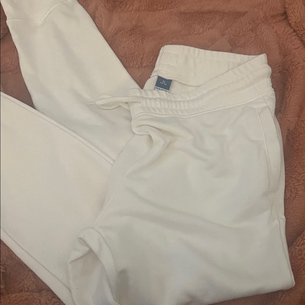 Old Navy Kids Off-White Joggers